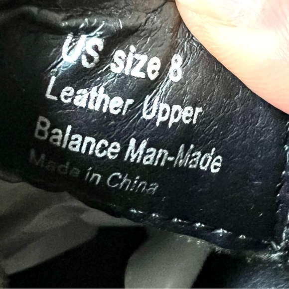 Very Volatile Jackson Black leather Western cowgirl Bootie women size 8 - Picture 9 of 10